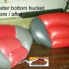 skeeter bucket bottom before and after