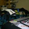 1061 Corvette Convertible top replacement in progress