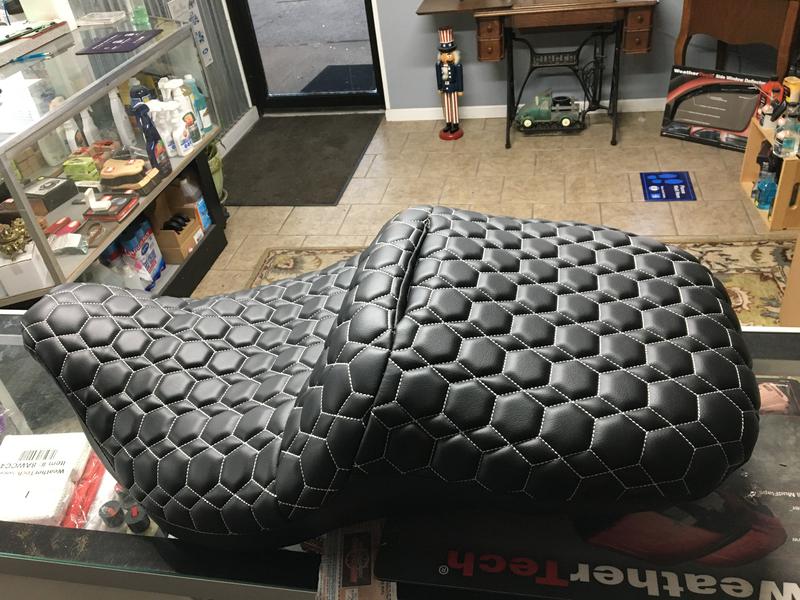 Motorcycle Seat Upholstery 