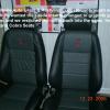 2004 Mustang Corbra Katzkin Seat Kits