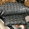 quilted back motorcycle seat 