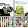 Designer Print Custom Seat Cover, far from borring 