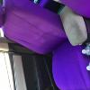 Toyota Camry with Purple Neoprene custom seat cover 