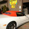 Hot Rod Red Corvette Convertible Top Replacement